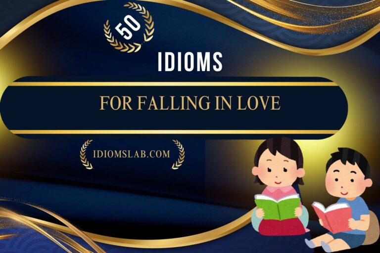 idioms for falling in love
