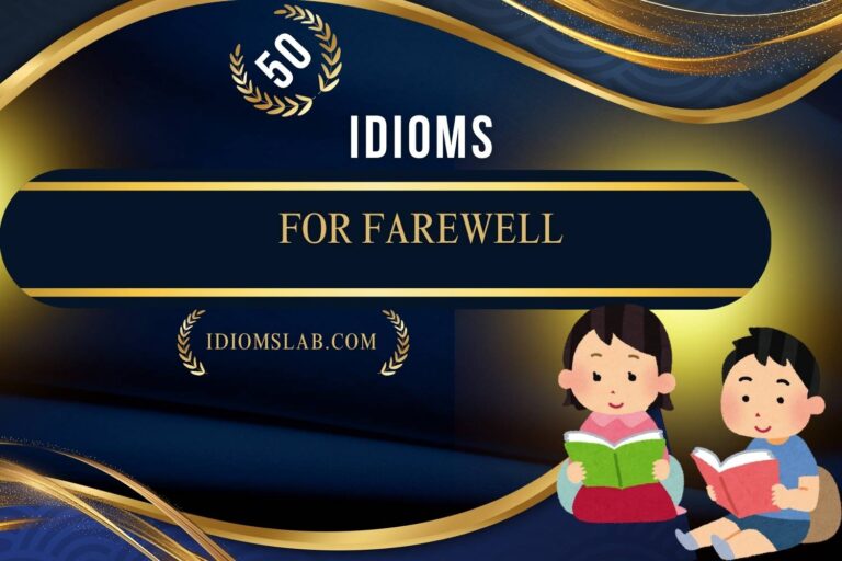 idioms for farewell